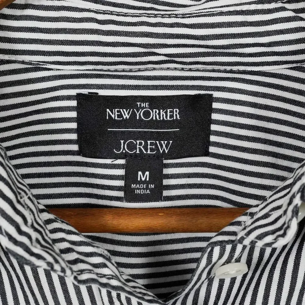 J.Crew x The New Yorker Étienne Striped Shirt Oversized M Boxy - Picture 2 of 11